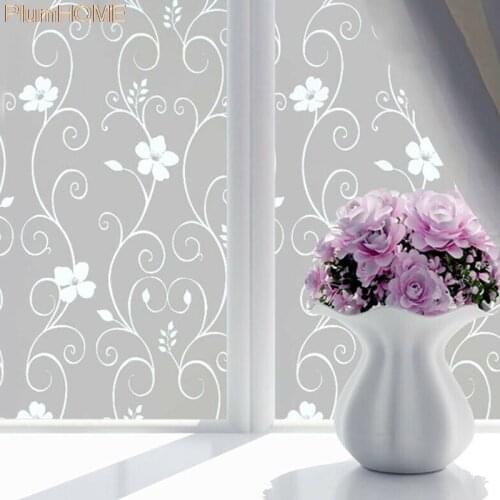 100x60CM Bedroom Bathroom Home Glass Window Privacy Film Sticker PVC Frosted Protect your private space