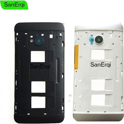 For HTC One M7 802t 802d 802w Middle Frame Chassis Middle Frame With Buttons