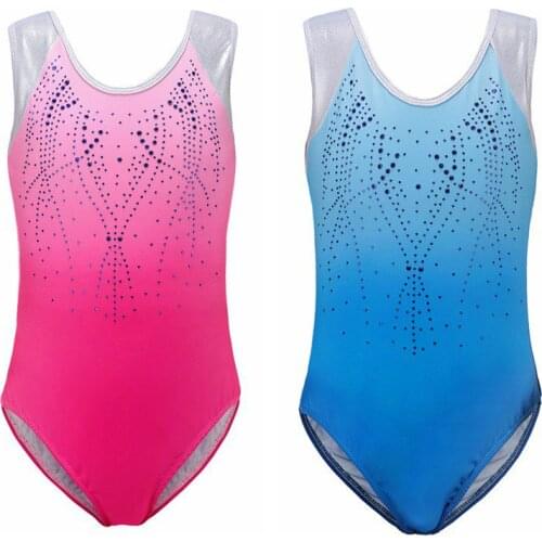 Toddler & Teens Girls Ballet/Skate Gymnastics Leotard/Unitards Sleeveless Children Dancewear 5-14Years New