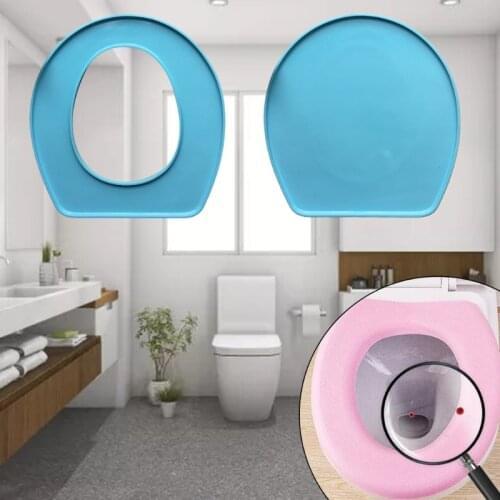 Epoxy Resin Mold Toilet Cushion Cover Pad Mold Closestool Seat Mat Silicone Mould DIY Crafts Casting Tools
