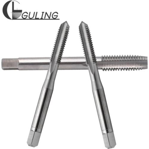 GULING HSS Right Screw Hand tap UNF M14X0.75 Fine Thread Straight Flute Metal taps