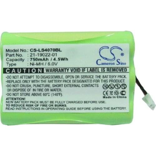Cameron Sino 750mAh Battery 21-19022-01, H4071-M for Symbol LS4070, LS4071, LS4074, LS7075