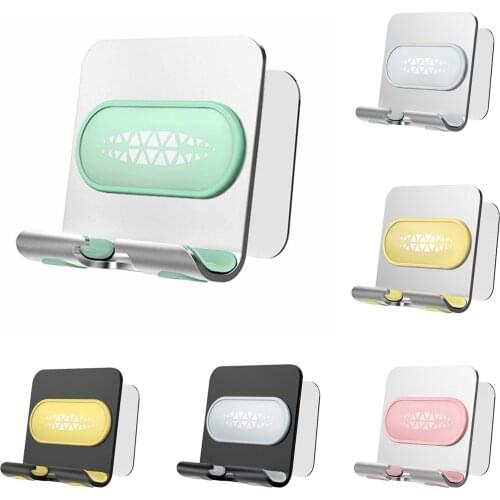 Mobile Phone Holder Stand Universal Tablet Bracket For iPhone Samsung Xiaomi Wall Mount Holder For Bathroom Toilet Bedside Wall