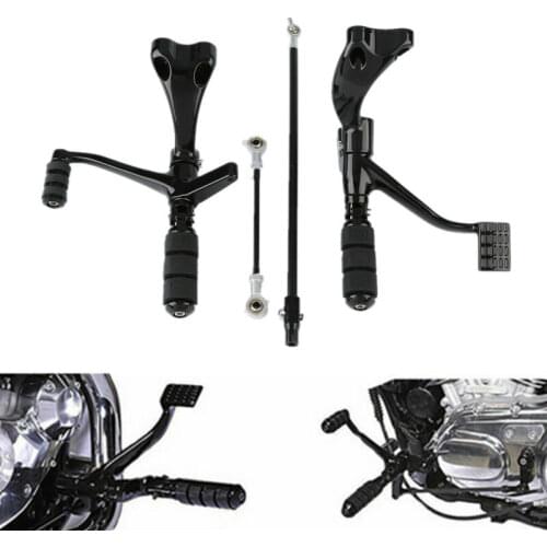 Motorcycle Foot pegs Forward Control Kit For Harley Sportster XL 883 XL1200 Iron 883 XL883N SuperLow 2014-2020 Forty Eight