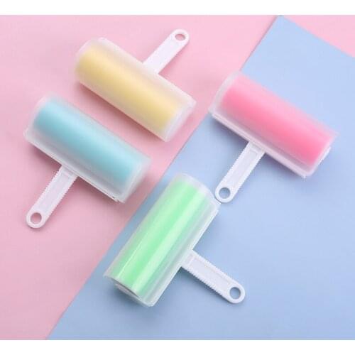 Washable sticky hair roller, laundry roller dust-removing brush, laundry dust-removing roller and hair-removing device roller