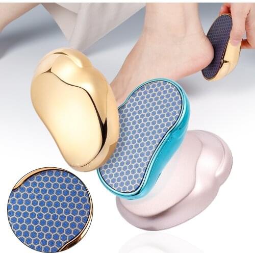 2.0 New Nano Glass Foot Files Grinder Fast Dead Skin Callus Remover for Foot Pedicure Tools Feet Care tool for Hard Cracked Skin