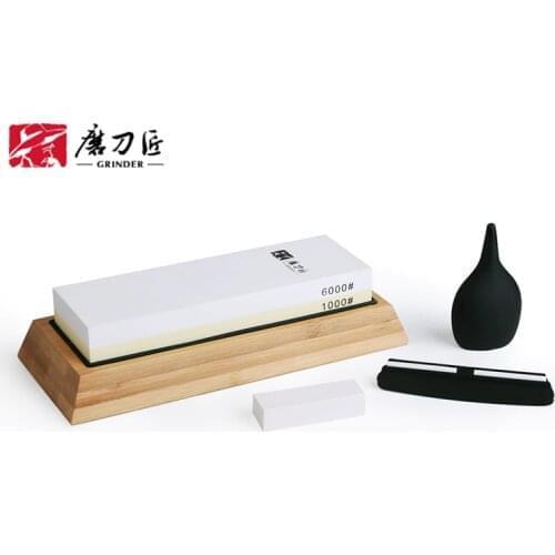 TAIDEA 4pcs/set sharpening stone professional whetstone knife sharpener kitchen sharpening system grinder tools angle guide