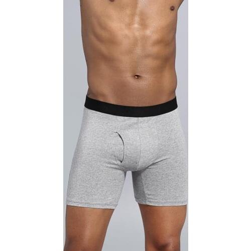 Шорты Men Boxers 5Pcs Cotton Men Breathable Boxers Panties Shorts Elastic Solid Color Underwear 2021