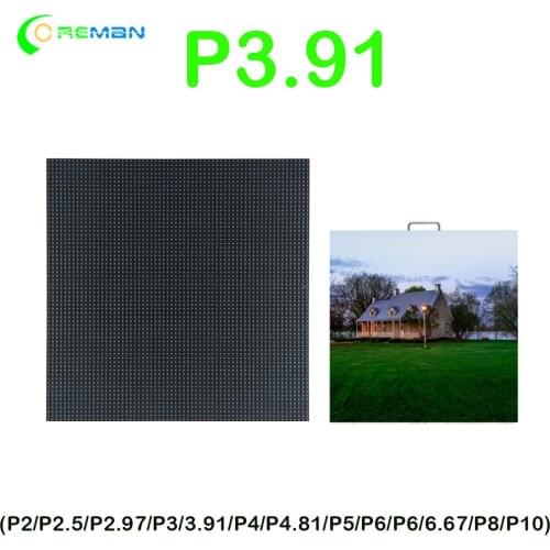 MBI5124 1920hz rgb led module magnet front led matrix SMD p3.91 indoor rental led display module