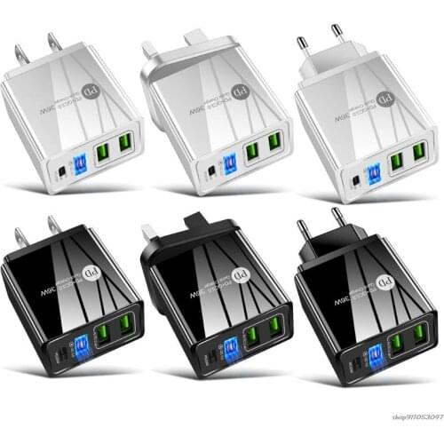 Universal Quick Charge 3.0, 36W USB Wall Charger (Quick Charge 2.0 Compatible) Powerport+1 for Wireless Charger au6 21wholesales