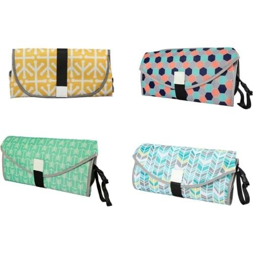 Waterproof Baby Diaper Changing Pad Multi Function Diaper Change Mat Leak Proof Sanitary Mat for Home Outdoor Travel Liner 87HD