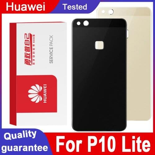 High quality Back Housing Replacement for Huawei P10 Lite Back Cover Battery Glass with Camera Lens for P10 Lite Rear cover