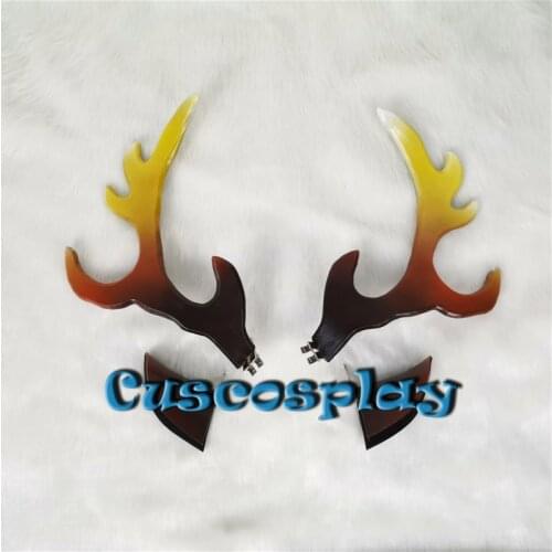 Sky Children of Light Cosplay Horns Descendants of Light Ears Hair Clip Hair Pin Headwear Props for Halloween Christmas Party