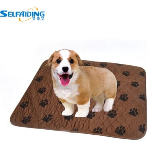 Premium Stain Resistant Quick Absorbent Waterproof Reusable / Quilted Washable Large Dog / Puppy Training Travel Pee Pads Mat