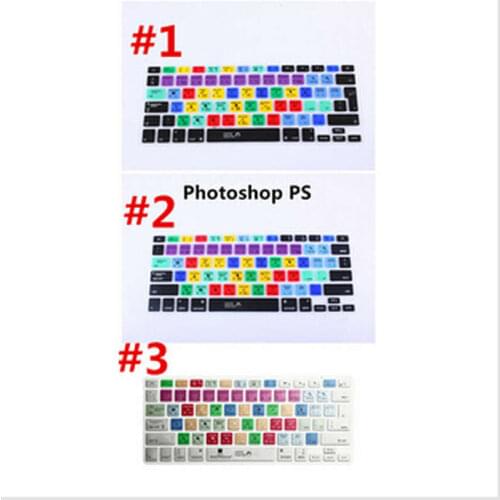 Adobe Photoshop Shortcut keys Keyboard Protector Skin Film For iPhone Macbook Pro Air 13 15 17 KC_A1278_US_EU Photoshop