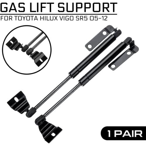 2pcs Car Front Engine Cover Bonnet Hood Shock Lift Strut Bars Support Rod Arm Gas Hydraulic For Toyota Hilux Vigo SR5 2005-2012