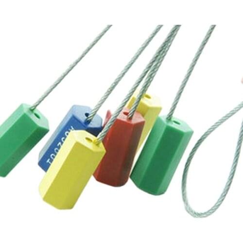 20PCS steel tightening wire seals 300mm metal cable ties blockade container Security Wire seals Cable Tightener