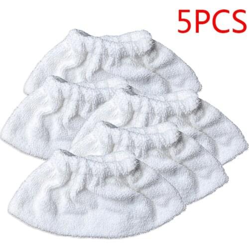 5pcs Cotton Brush Head Cover For KARCHER SC2 SC3 SC4 SC5 Steam Cleaner Parts For Kitchen Stove Countertop