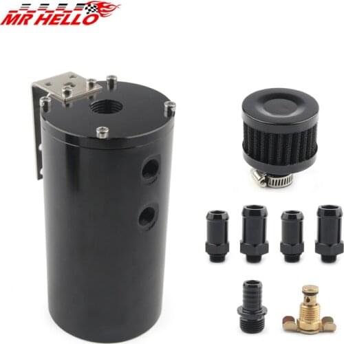 Car-Styling Car Modification Breathable Oil Pot Aluminium Oil Catch Tank Reservoir Can Kits