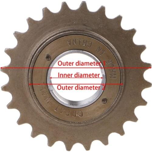 BMX Bike Bicycle Race 16/18/20/22/24T Tooth Single Speed Freewheel Sprocket Part