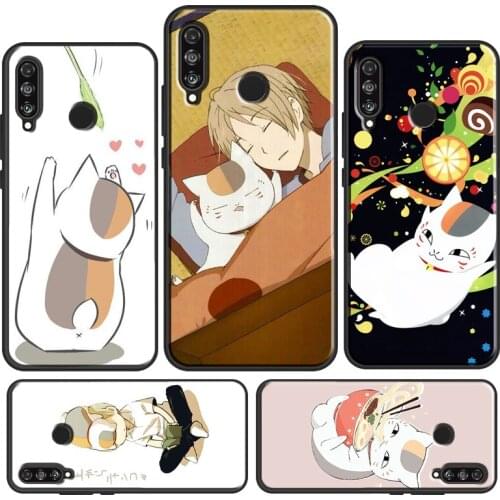 Nyanko Sensei Natsume Yuujinchou Case For Huawei P30 Pro P20 P40 Mate 20 Lite Nova 5T P Smart 2019 Honor 8A 8X 9X 10i 20