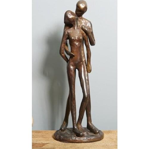 Arts Crafts Copper Western Human Body Art Libido Nude Sexy Girl Statues Bronze Sculpture Household Figures Fashion wedding decor