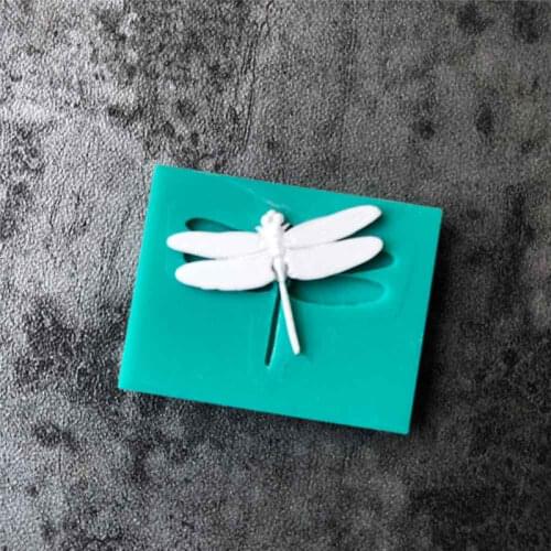 Dragonfly Fondant Cake Silicone Mould Chocolate Biscuits Molds Candy Cooking Baking Cake Wedding Decorating Tools Kitchen