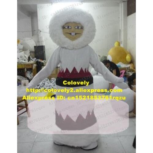 THE ESKIMOS Esquimaux Esquimo Necromancer Warlock Eskimo Esquimau Mascot Costume Cartoon Character Mascotte Adult No.zz2552 FS
