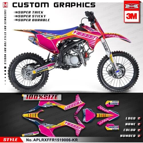 KUNGFU GRAPHICS Waterproof Stickers Custom Vinyl Wraps Kit for Apollo RXF Freeride 150 190, Style No.APLRXFFR1519006-KR