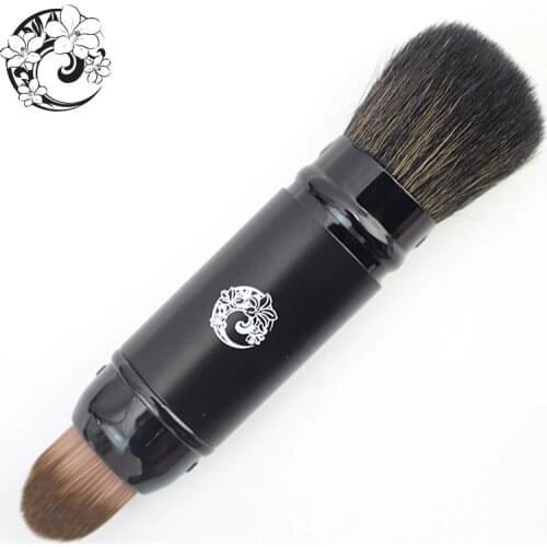 ENERGY Brand wool Hair+goat hair Double head telePowder Brush Make Makeup Brushes Pinceaux Maquillage Brochas Maquillaje stss0