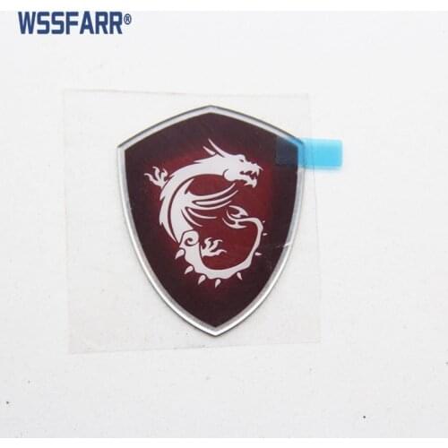 LOGO metal stickers Red With light for MSI GE62 GT72 GT72S GT80 PE72 GE72 GL62 GP62 GS60 GS70 WS60