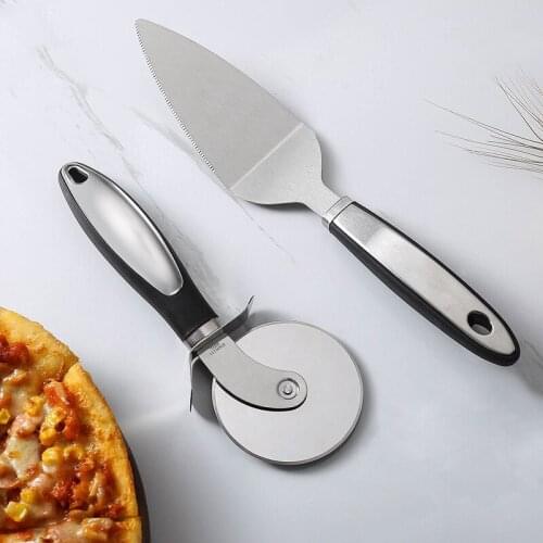 Pizza Cutter Stainless Steel Pizza Knife Cake Bread Pies Round Knife Pastry Pasta Dough Kitchen Baking Tools