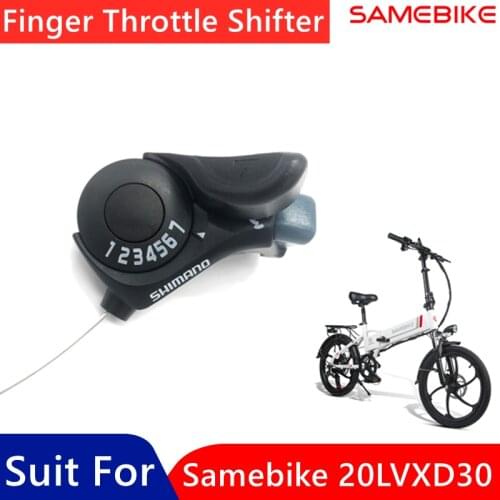 Original Samebike 20LVXD30 Finger Throttle Thumb Shifter 7 Speed Shifters Bicycle Samebike E-Bike Replacement Accessories