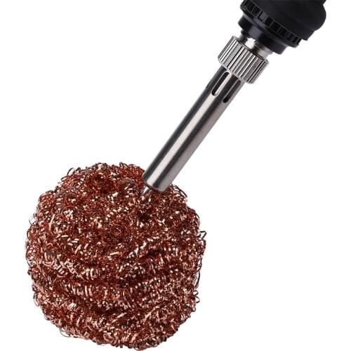 Soldering Iron Welding Tip Cleaner Steel Wire Cleaning Ball BGA Soldering Station Repair Tools