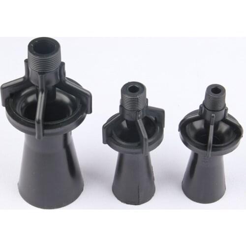 1/4" 3/8" 1/2" 3/4"Male Thread Horn Shape Venturi Spray Nozzle Mixed Flow Stir Beat Up Electrophoretic Pool Plastic Spray Nozzle