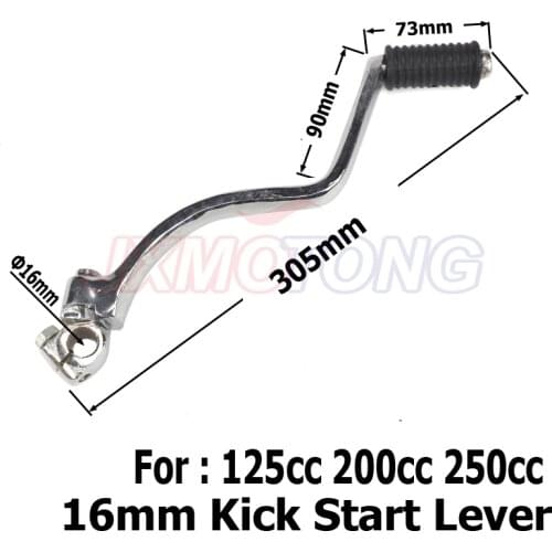 16mm Kick Start Starter Lever For Suzuki GS125 GN125 & Chinese 125cc 200cc 250cc Engine dirt bike motorcycle Parts