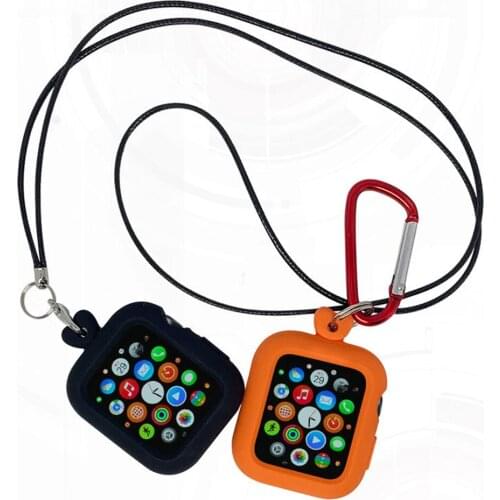 Silicone Soft Slim Watch Case for Apple Watch Series 4 Cover Soft Clear TPU Screen Protector for iWatch 44MM 42MM