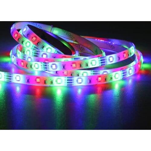 LED 3528 Strip Light Flexible RGB Lighting Fita Color Change Backlight Remote Control TV Desktop Screen Decorative Lamp String