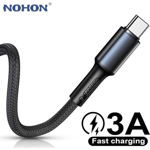 Type C USB Cable For Samsung Xiaomi mi Redmi Realme A51 Mobile Phone Fast Charge Wire Short 25cm 1m 2m 3m Data Charger Cord USBC