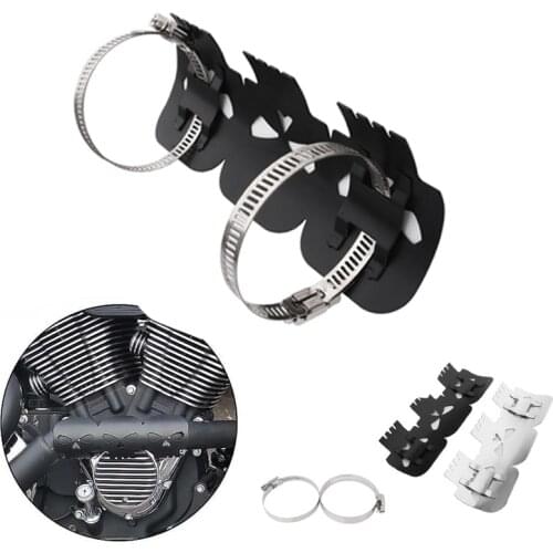 Motorcycle Motocross Exhaust Pipe Muffler Heat Shield Cover Protector Exhaust Muffler Heat Shield For Harley Husqvarna KTM EXC
