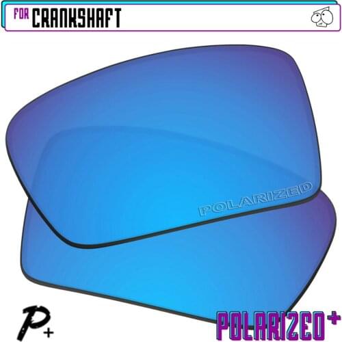 EZReplace Polarized Replacement Lenses for - Oakley Crankshaft Sunglasses - Blue P Plus