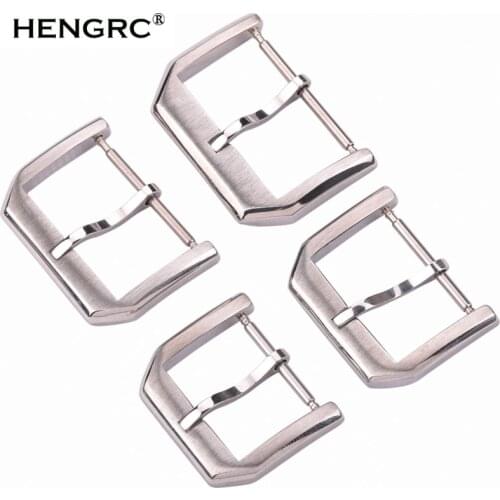 Stainless Steel Watch Strap Clasp 16mm 18mm 20mm 22mm Polished Brushed High Quality Silver Watchband Accessories Tang Pin Buckle