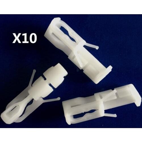 10x Nylon Roof Moulding Clips For Acura For Honda 90666-SS0-003 Legend TL Prelude