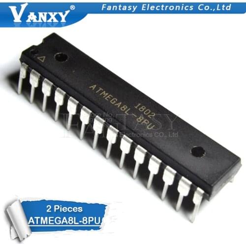 2PCS ATMEGA8L-8PU DIP28 ATMEGA8L-8 DIP ATMEGA8L ATMEGA8-8PU new and original IC