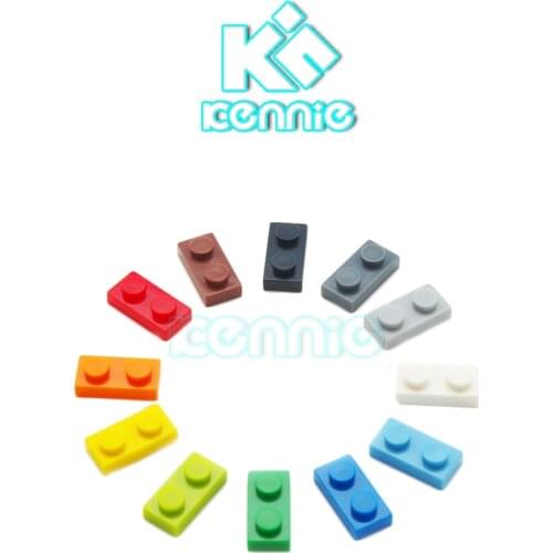 3000pcs/lot Kennie NO.3023 Bulk color Parts bulk 1x2 low bricks Particles Classic Small Building Blocks Parts DIY toys 1K
