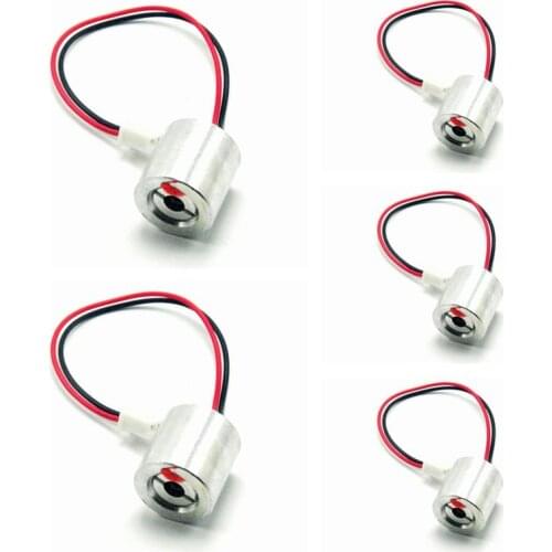 5pcs 18mm Dia 650nm Red Laser Diode Dot Module 100mW Mini LED Lights 2.5V
