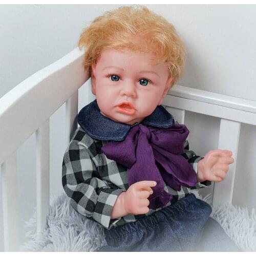 55CM 22inch Hot Sell Silicone Elaine Newborn Baby Doll Cloth Soft Realistic Black Skin Lifelike For Children Birthday Gift