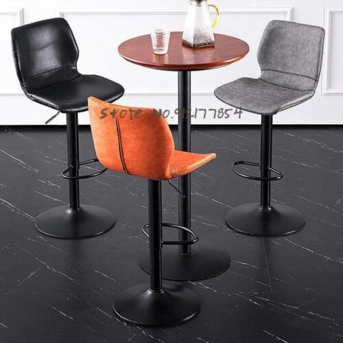 Bar Chair Household High Stool Lift Bar Chair Nordic High Stool Simple Bar Chair Light Luxury Cash Register Bar Stool