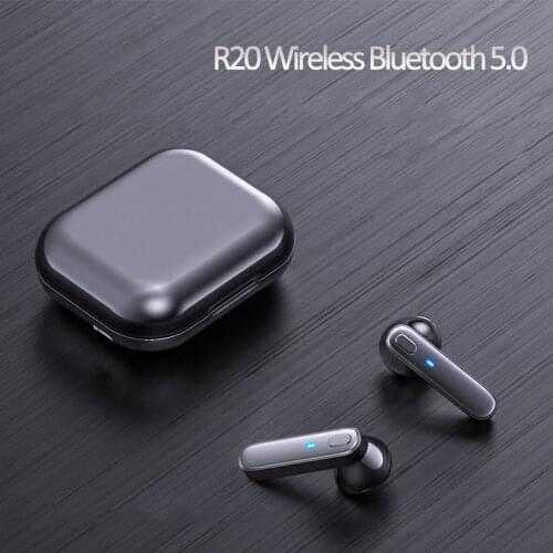 Bluetooth-compatible 5.0 Wireless Headset Waterproof Deep Bass Earbuds True Wireless Stereo Headphone With Mic Sport Earphone