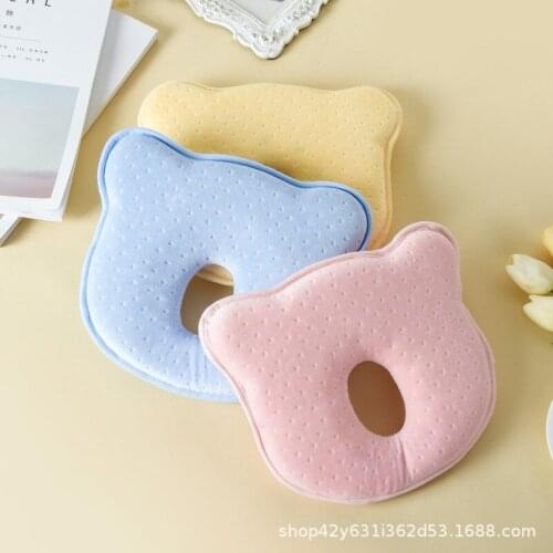 Baby Shaped Pillow Anti-deviation Head Baby Pillow Memory Foam Baby Anti-deviation Head Pillow Baby Sleep Pillow Memory Pillow
